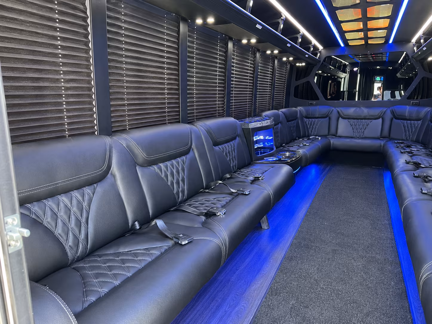 Portland Birthday, Sweet 16, & Quinceañera Transportation onboard seating