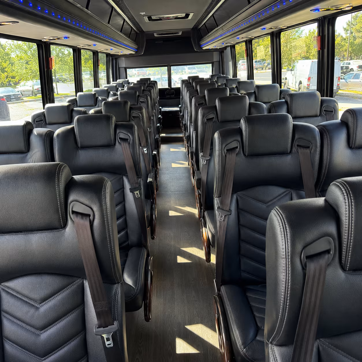 Portland Corporate Transportation party bus exterior