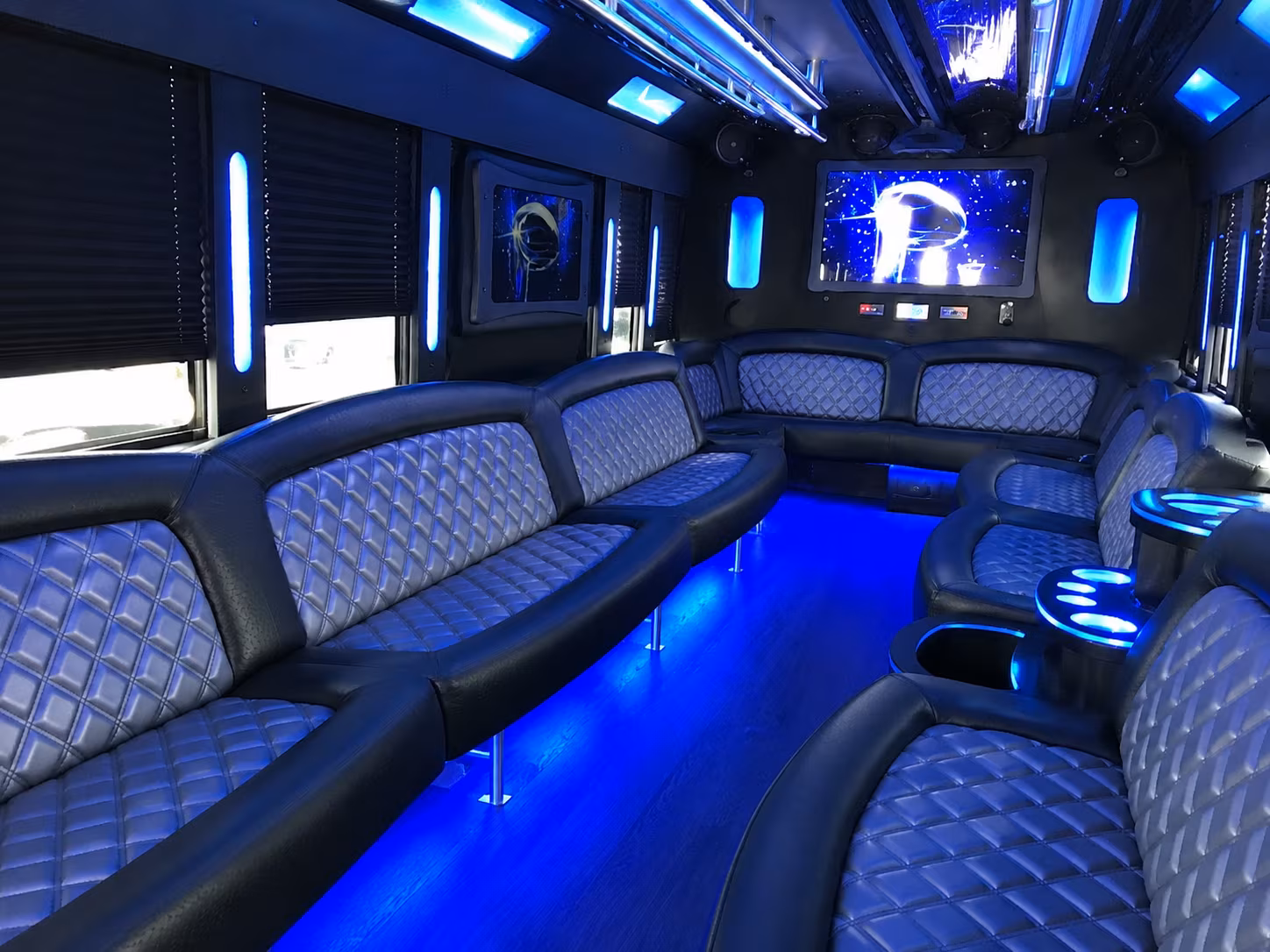 Portland Private Event Transportation party bus exterior