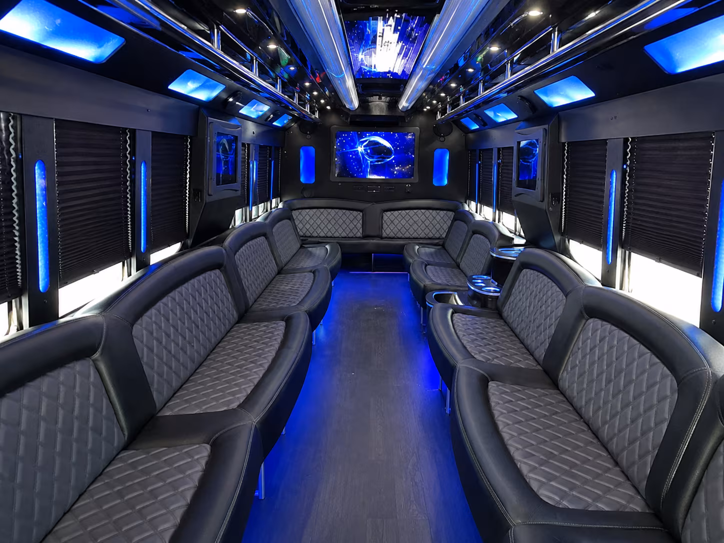 Portland Prom & Homecoming Transportation party bus exterior