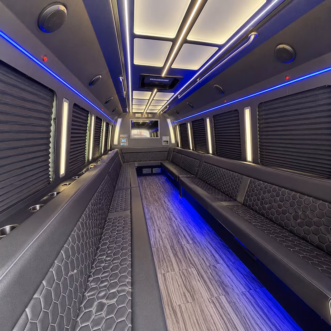 Portland Prom & Homecoming Transportation party bus exterior