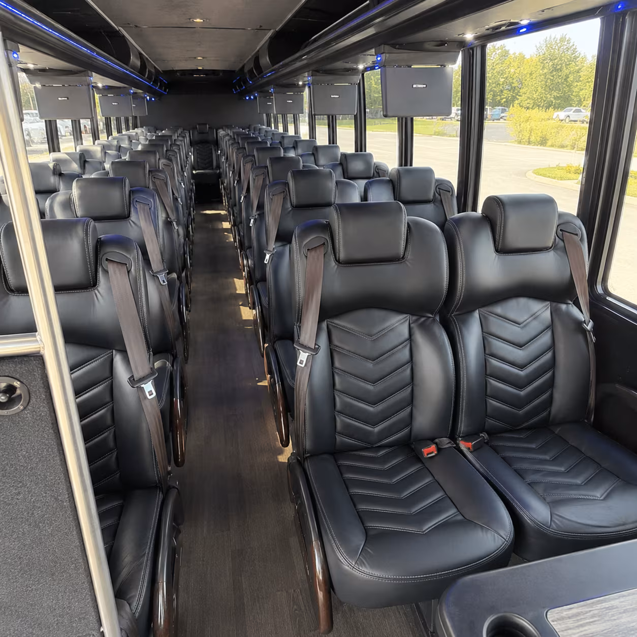 Portland School Event Transportation party bus exterior