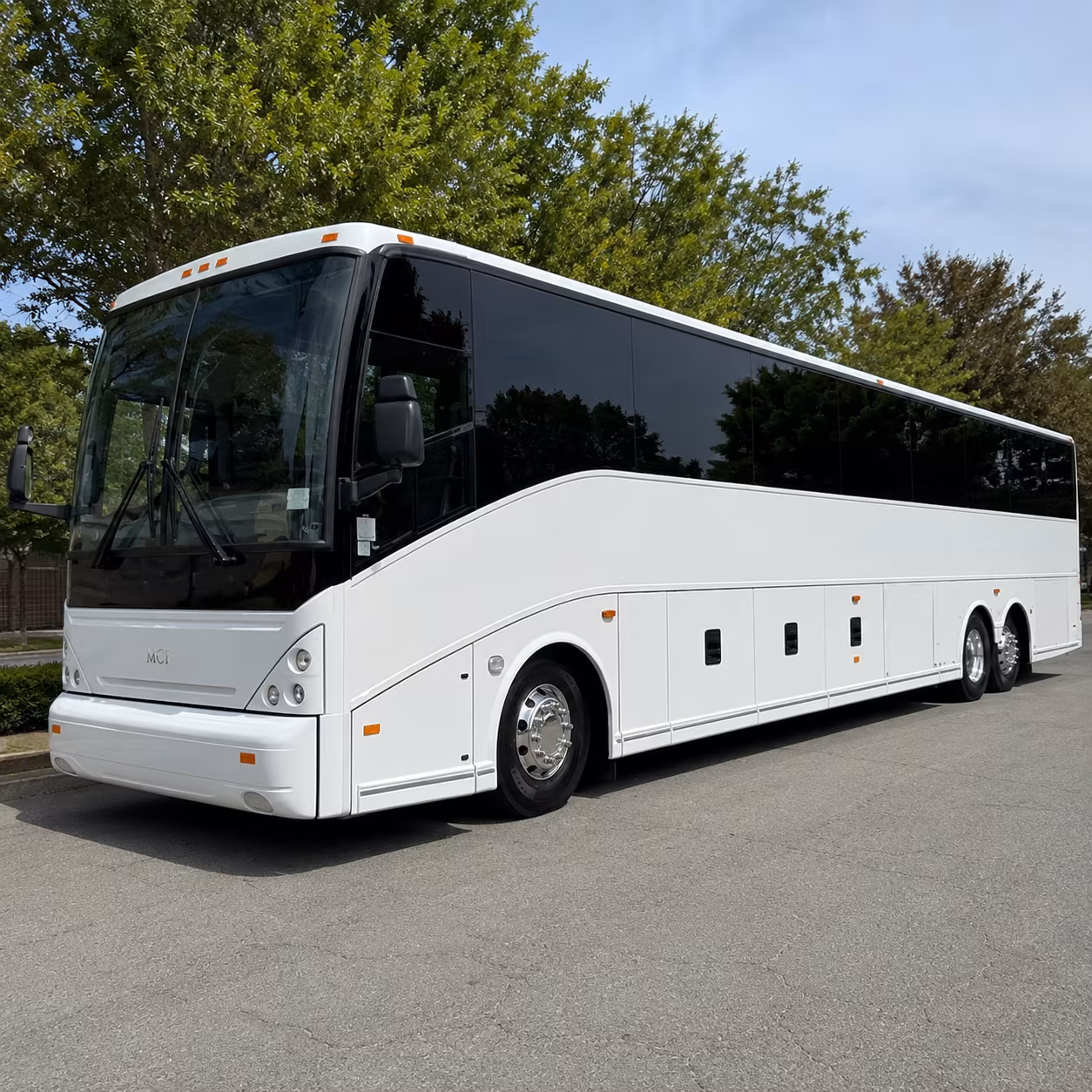 Portland School Event Transportation party bus exterior