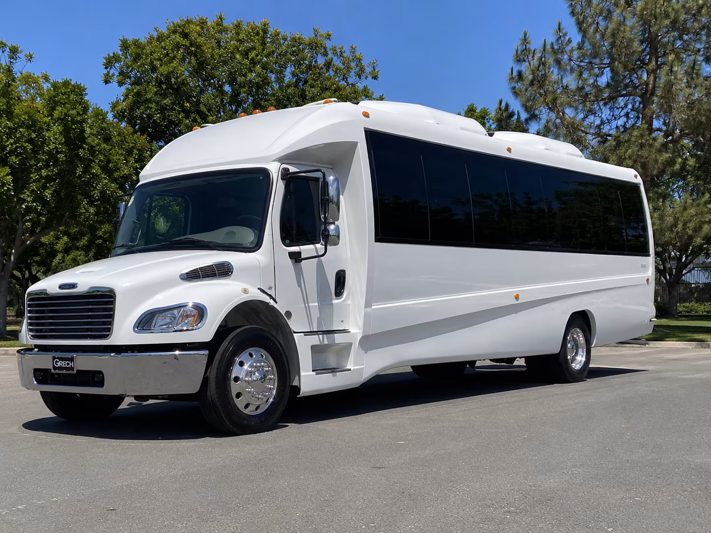 Portland Sporting Event Transportation party bus exterior
