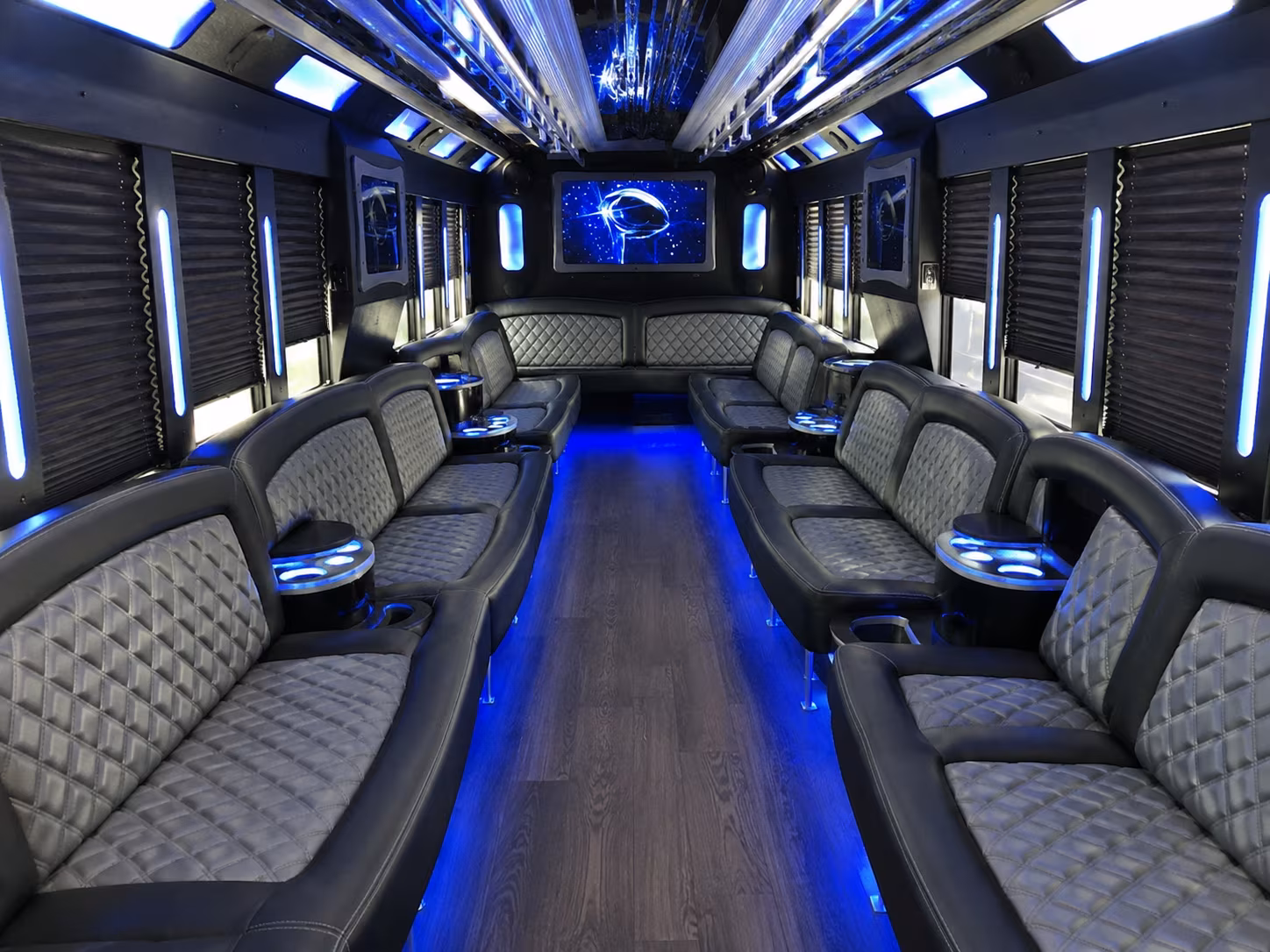 Portland Wedding Transportation party bus exterior