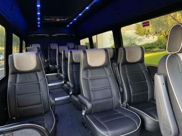 20 Passenger Minibus Rental interior